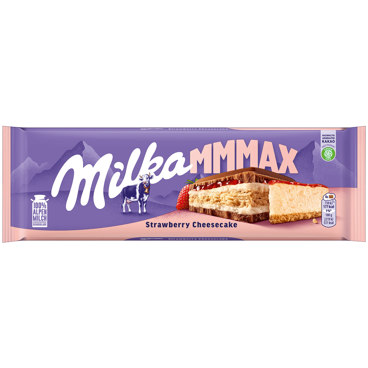 milka-mmmax-strawberry-cheesecake-300g-no1-0736 Milka Mmmax Strawberry Cheesecake 300g No1 0736