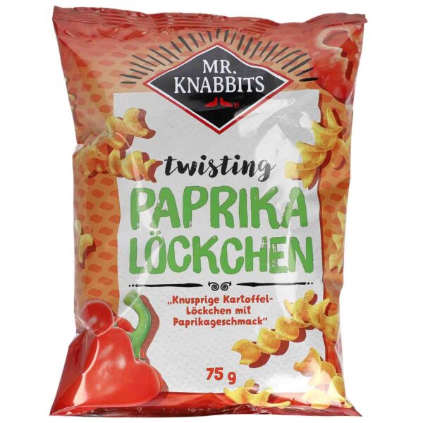 Mr. Knabbits Twisting Paprika Loeckchen 75g No1 4123