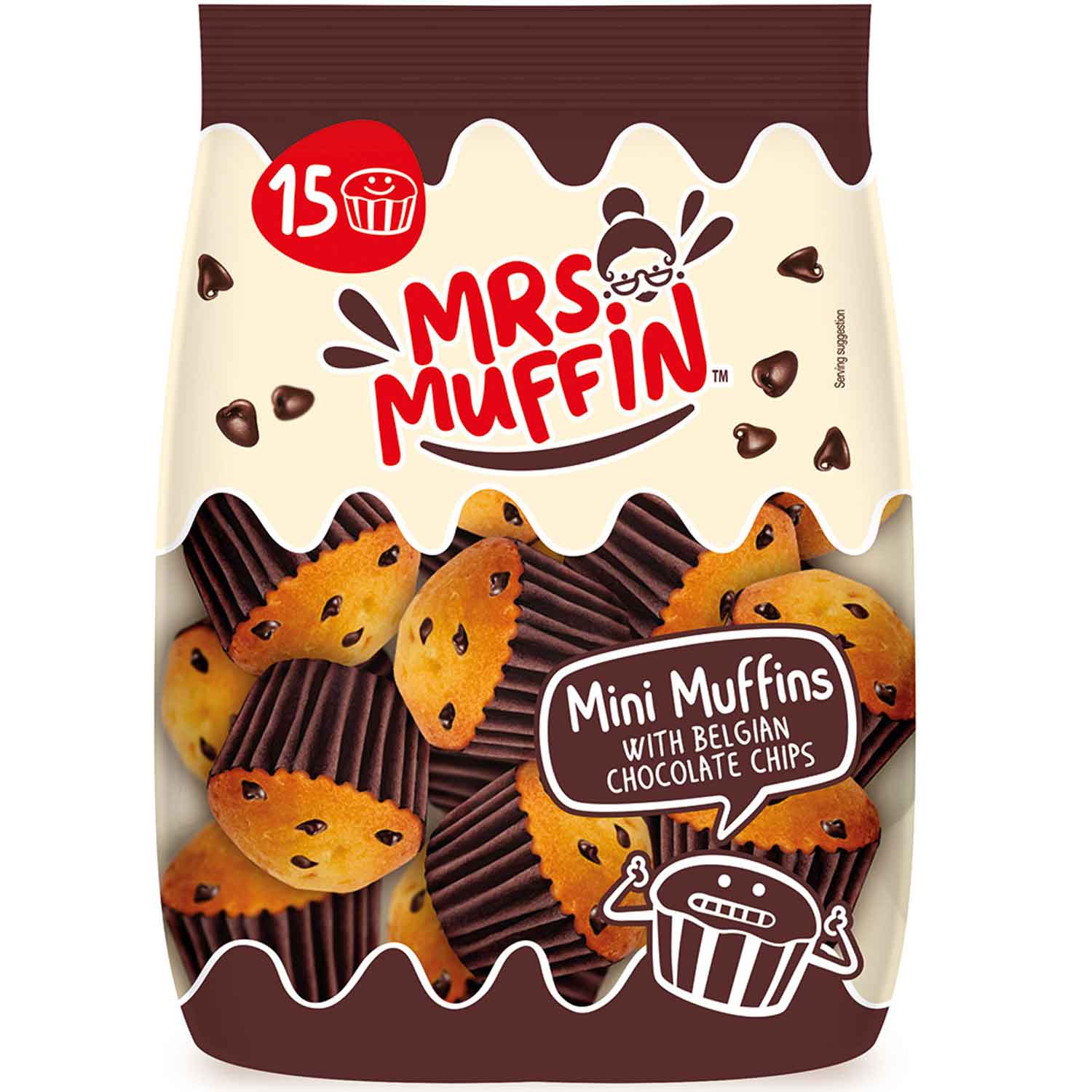 mrs.-muffin-mini-muffins-with-belgian-chocolate-chips-225g-no1-1659 Mrs. Muffin Mini Muffins With Belgian Chocolate Chips 225g No1 1659