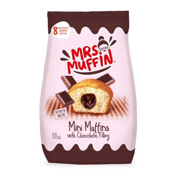 Mrs. Muffin Mini Muffins With Chocolate Filling 200g No1 3530