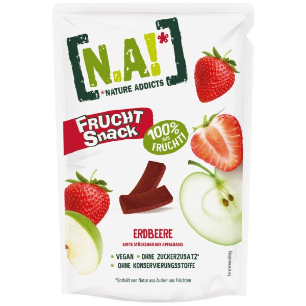 N.a Nature Addicts Frucht Snack Erdbeere 35g No1 4413