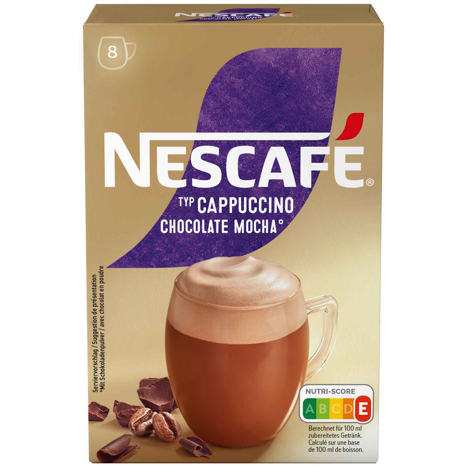 nescaf-typ-cappuccino-chocolate-mocha-8er-no1-3219 Nescaf Typ Cappuccino Chocolate Mocha 8er No1 3219