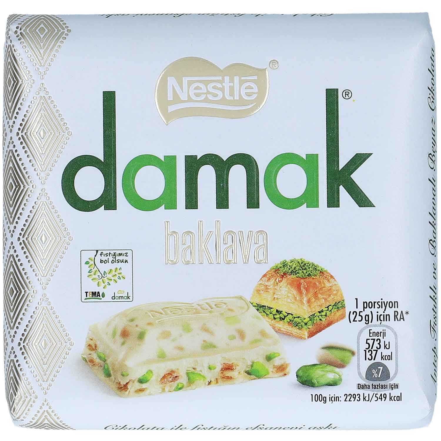 nestl-damak-baklava-white-chocolate-60g-no1-3045 Nestl Damak Baklava White Chocolate 60g No1 3045