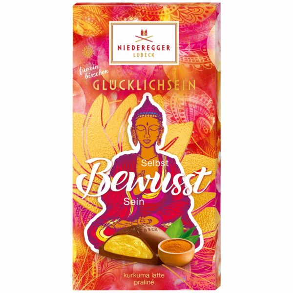 Niederegger Gluecklichsein 039 Bewusst 039 Pralin Tafel Kurkuma Latte 100g No1 0852
