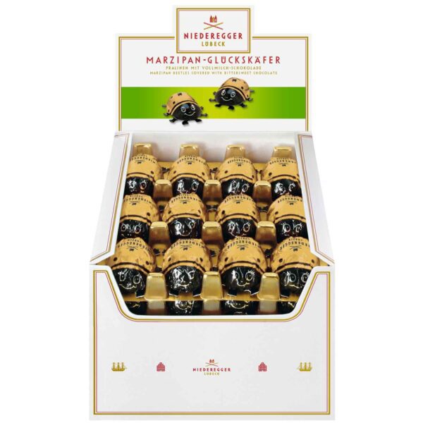 Niederegger Marzipan Glueckskaefer Gold 72x15g No1 2715