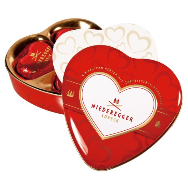 Niederegger Marzipan Herzen Dose