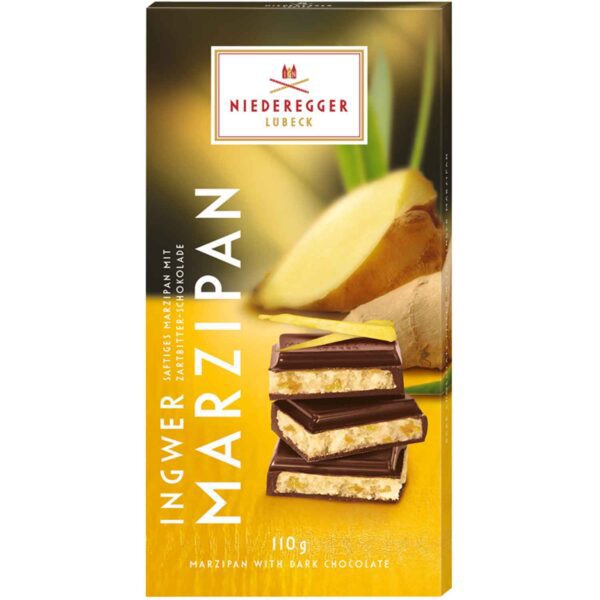 Niederegger Marzipan Tafel Ingwer 110g No1 0225