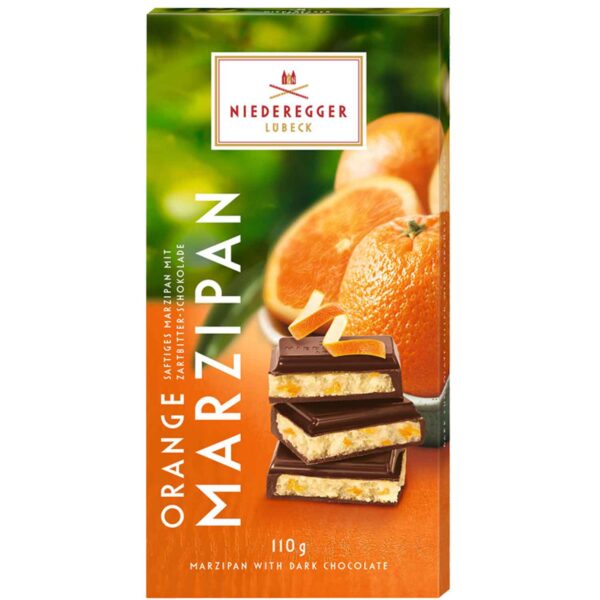 Niederegger Marzipan Tafel Orange 110g No1 0322