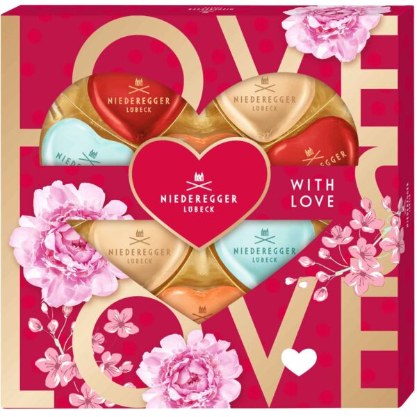 Niederegger Meister Selektion Herzen Quot With Love Quot 125g No1 3631
