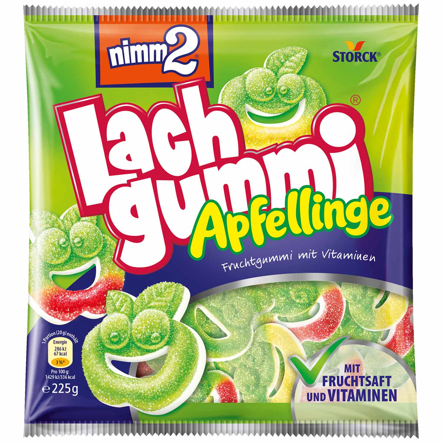 nimm2-lachgummi-apfellinge-225g-no1-5329 Nimm2 Lachgummi Apfellinge 225g No1 5329