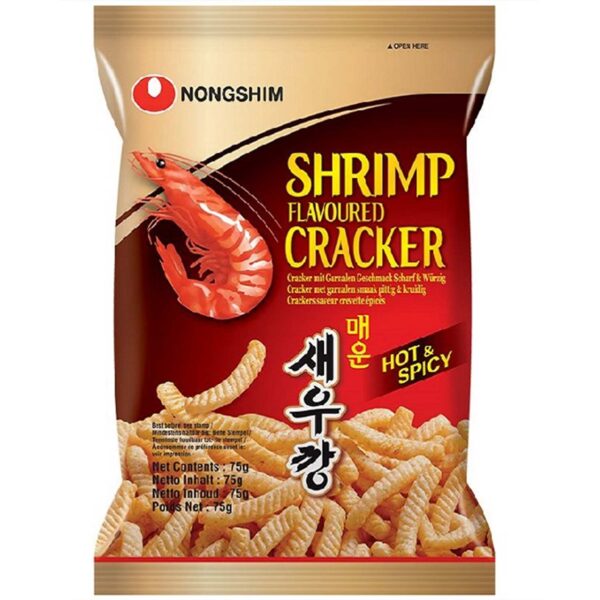 Nongshim Shrimp Cracker Hot Amp Spicy 75g No1 5615