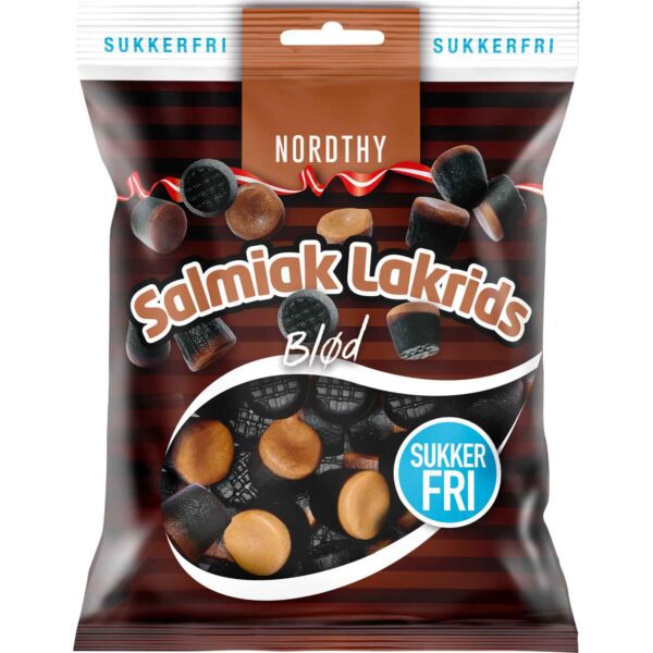 Nordthy Salmiak Lakritz Zuckerfrei 65g No1 2216