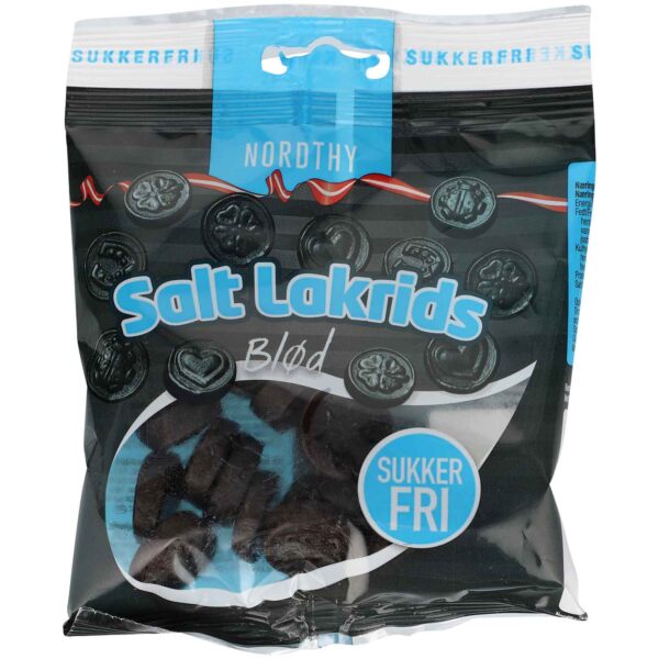 Nordthy Salt Lakrids Sukkerfri 65g No1 4056