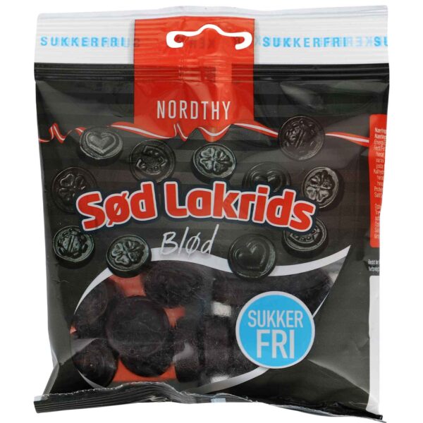 Nordthy Sukkerfri S D Lakrids 65g No1 3437