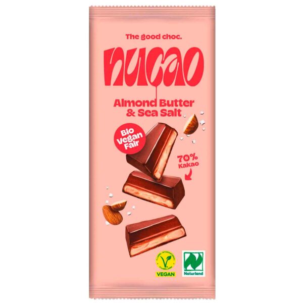 Nucao Tafelschokolade Almond Butter Amp Sea Salt Bio 125g No1 0129
