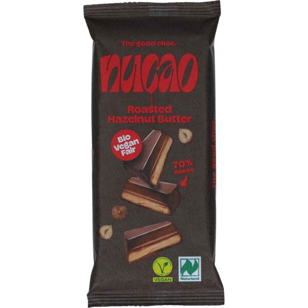 Nucao Tafelschokolade Roasted Hazelnut Butter Bio 125g No1 4827