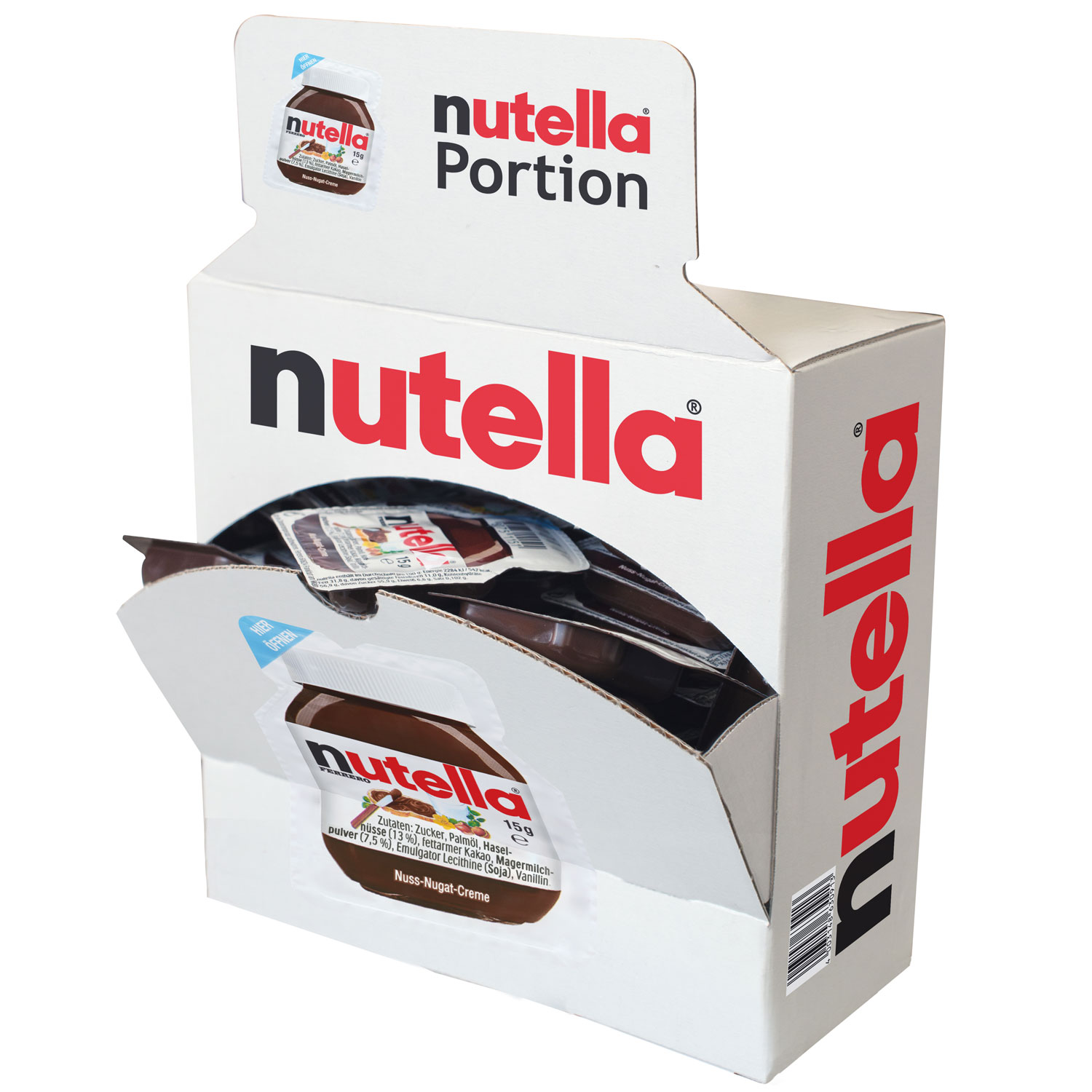 nutella-portionspack-40er-thekendisplay Nutella Portionspack 40er Thekendisplay