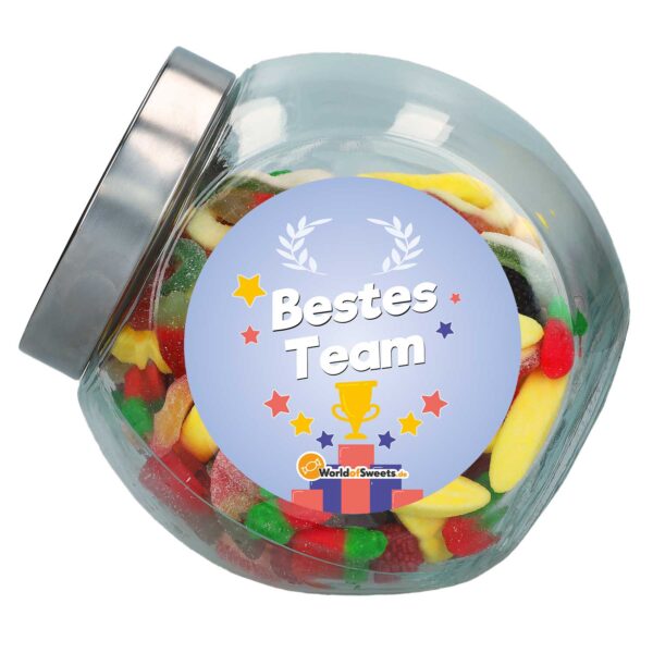 Obstsalat 039 Bestes Team 039 Im Bonbon Glas 1 2kg No1 2035