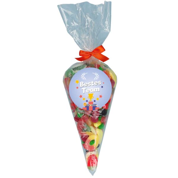 Obstsalat 039 Bestes Team 039 Spitztuete 800g No1 1958