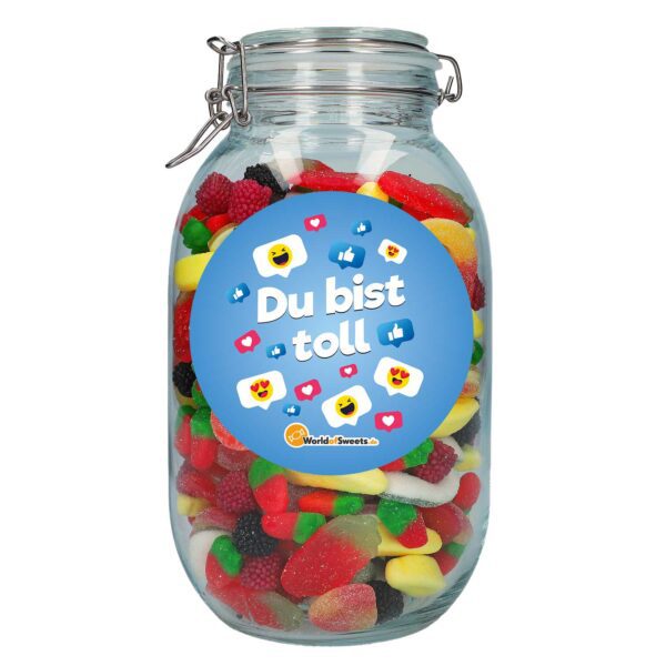 Obstsalat 039 Du Bist Toll 039 Im Glas 1 85kg No1 2134