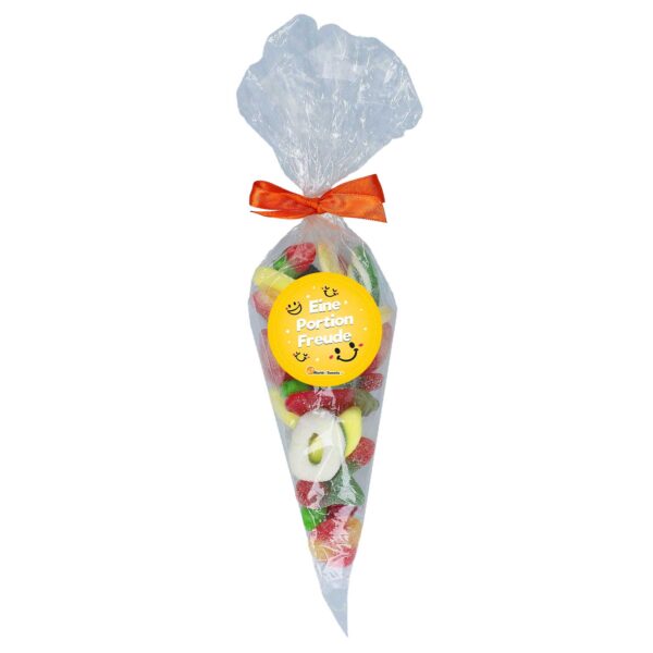 Obstsalat 039 Eine Portion Freude 039 Spitztuete 200g No1 2449