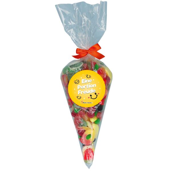 Obstsalat 039 Eine Portion Freude 039 Spitztuete 850g No1 3220