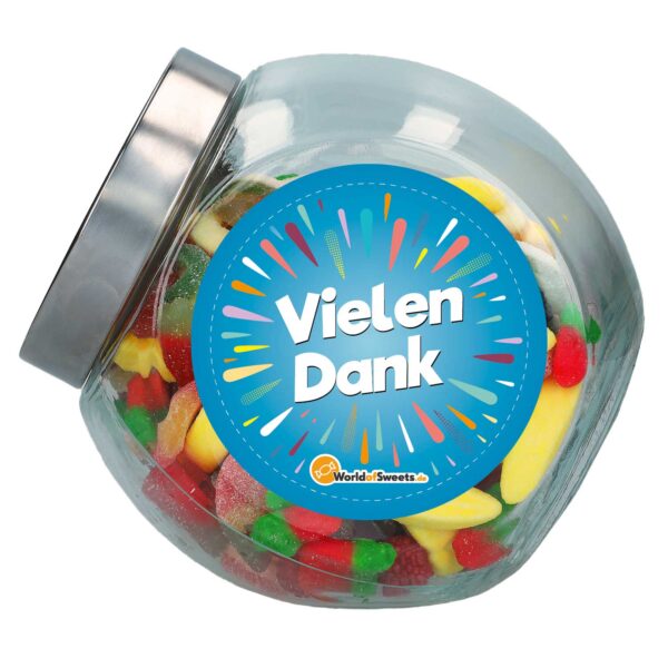 Obstsalat 039 Vielen Dank 039 Bonbon Glas 1 2kg No1 1311
