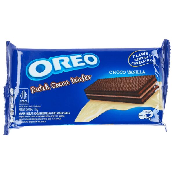 Oreo Dutch Cocoa Wafer Choco Vanilla 117g No1 0955