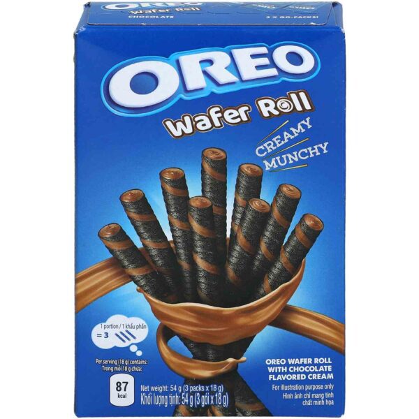 Oreo Wafer Roll Chocolate 54g No1 1226