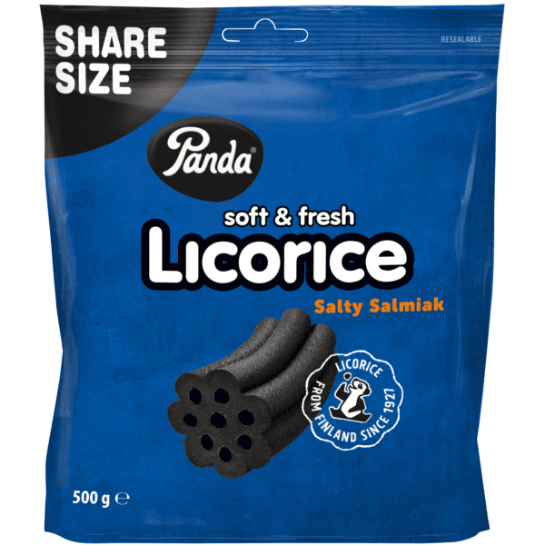 Panda Licorice Salty Salmiak 500g