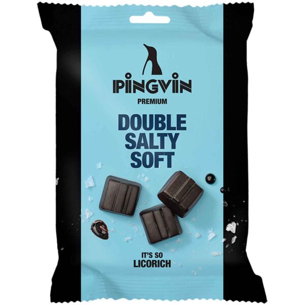 Pingvin Lakritz Double Salty Soft 90g No1 1100