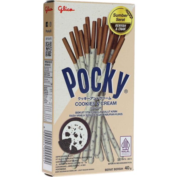 Pocky Cookies Amp Creme 40g No1 1550
