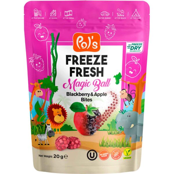 Pol 039 S Freeze Fresh Magic Ball Brombeere Amp Apfel Fruit Bites 20g No1 1724