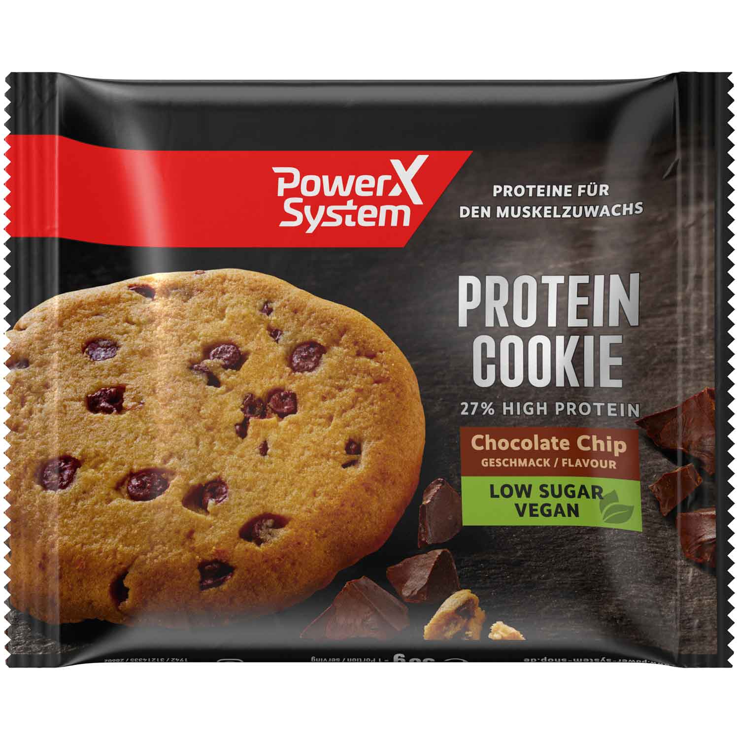 power-system-protein-cookie-chocolate-chip-50g-no1-0141 Power System Protein Cookie Chocolate Chip 50g No1 0141