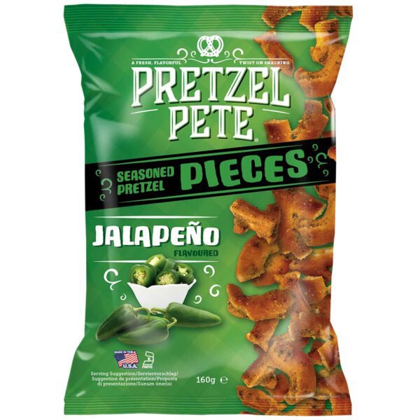 Pretzel Pete Jalapeno 160g No1 2435