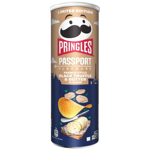 Pringles Passport Flavours French Style Black Truffle Amp Butter 165g No1 5139