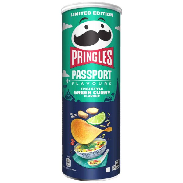 Pringles Passport Flavours Thai Style Green Curry 165g No1 5352