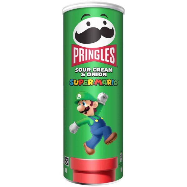 Pringles Sour Cream Amp Onion Super Mario 165g No1 4807