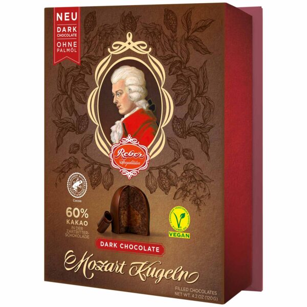 Reber Mozart Kugeln Dark Chocolate 6er No1 0944