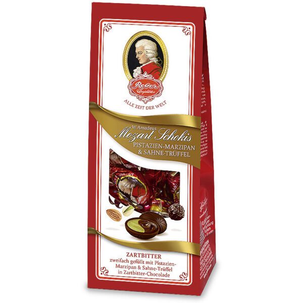 Reber Mozart Schokis Pistazien Marzipan Amp Sahne Tr Ffel