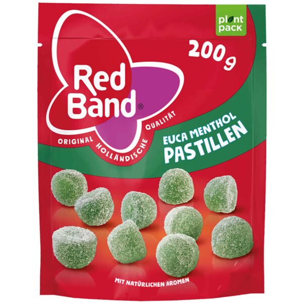 Red Band Euca Menthol Pastillen 200g No1 2608