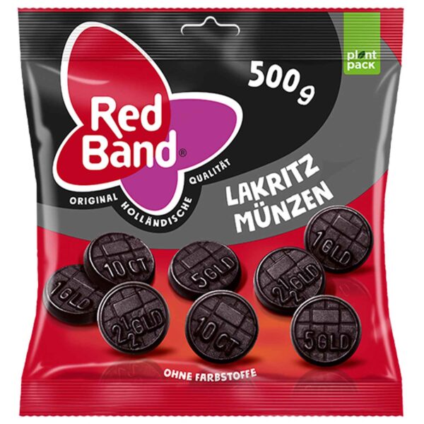 Red Band Lakritz Muenzen 500g No1 5845