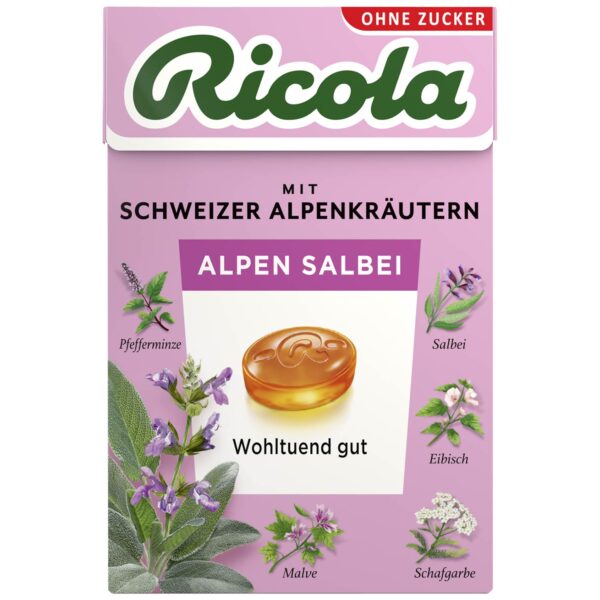 Ricola Alpen Salbei Ohne Zucker 50g No1 3659