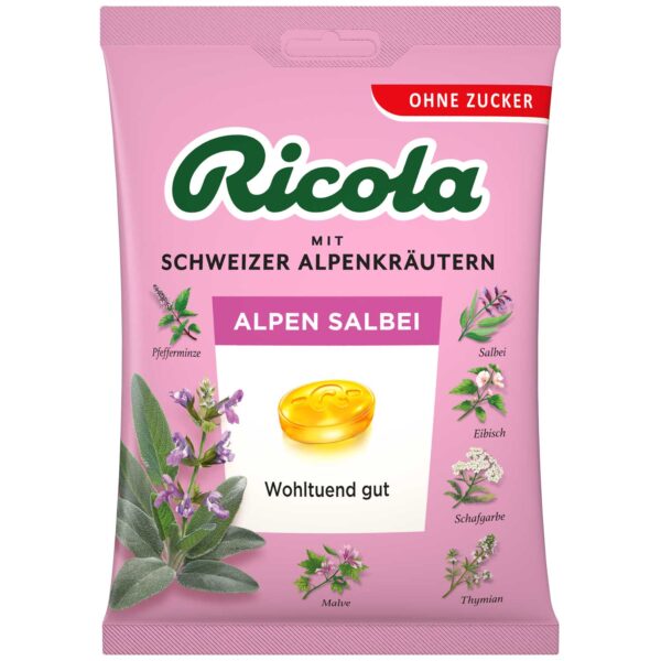 Ricola Alpen Salbei Ohne Zucker 75g No1 2851