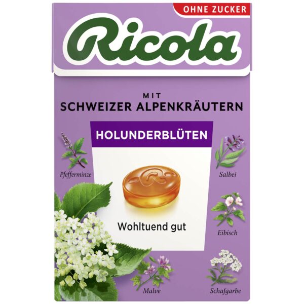 Ricola Holunderblueten Ohne Zucker 50g No1 3501