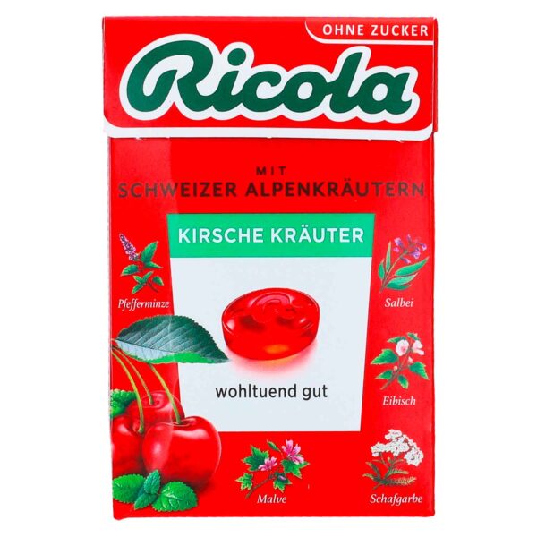 Ricola Kirsche Kraeuter Ohne Zucker 75g No1 4739