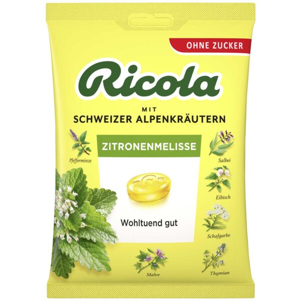Ricola Zitronenmelisse Ohne Zucker 75g No1 2440
