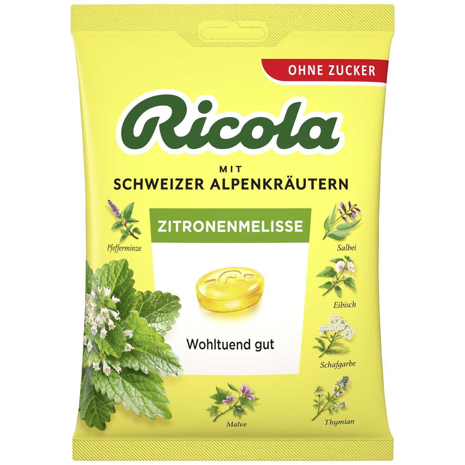 ricola-zitronenmelisse-ohne-zucker-75g-no1-2440 Ricola Zitronenmelisse Ohne Zucker 75g No1 2440
