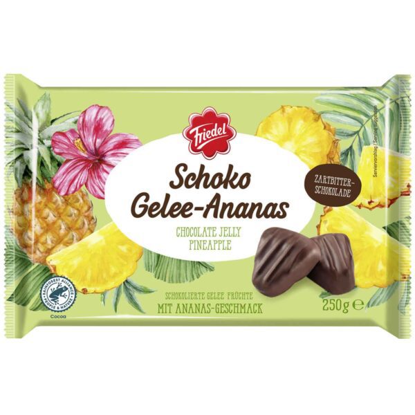 Riegelein Schoko Gelee Ananas 250g No1 4149