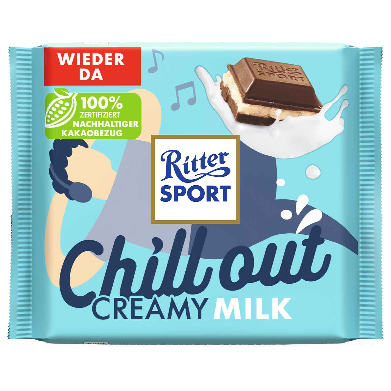 ritter-sport-chill-out-creamy-milk-100g-no1-4333 Ritter Sport Chill Out Creamy Milk 100g No1 4333